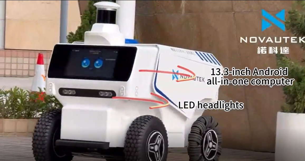 Intelligent Four-Wheel Drive Security Patrol Robot with Panoramic Monitoring & Early Warning for Outdoor Use