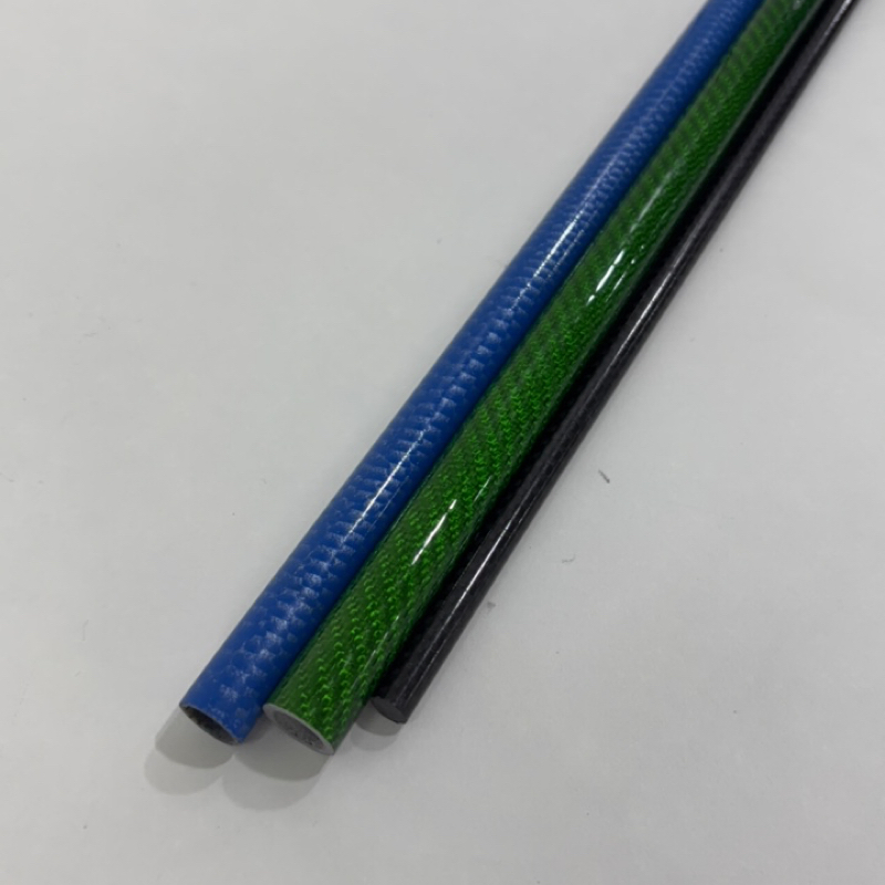 Pultruded Carbon Fiber Square Outside Round Inside Tubes