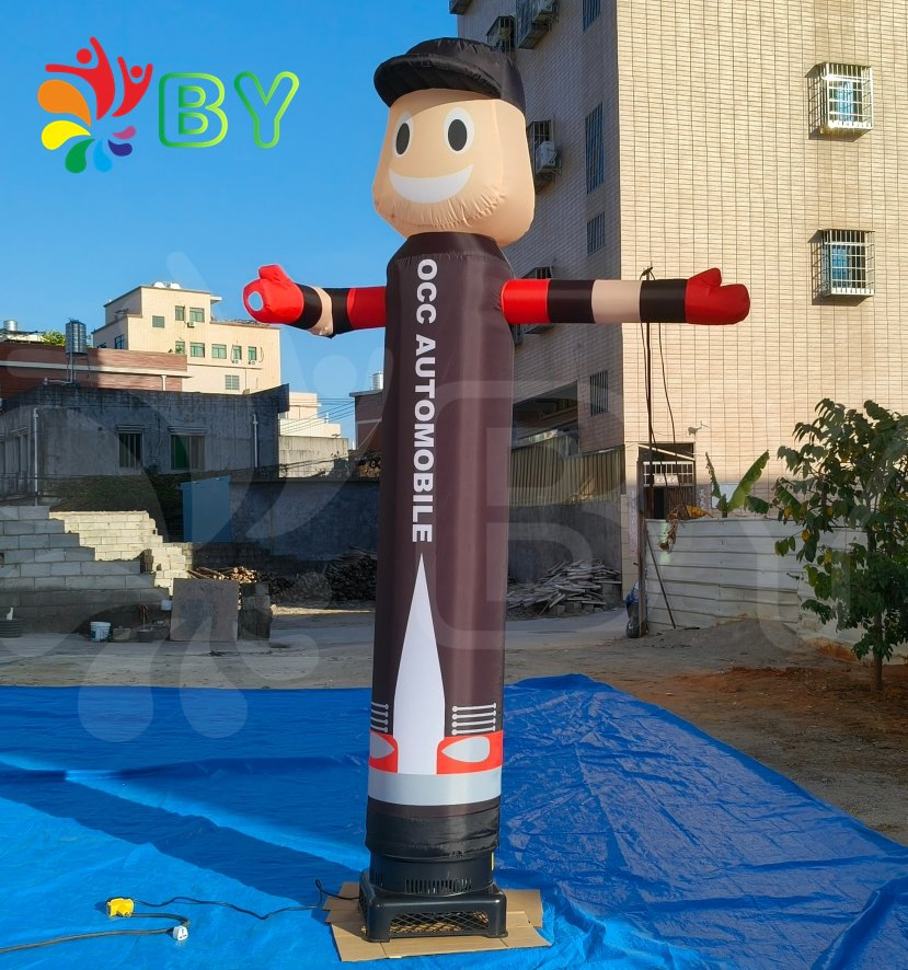 New Design 10FT Tall Wacky Waving Inflatable Dancing Tube Guy Air Dancers Inflatable Tube Man Set