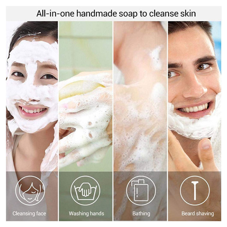 Wholesale 24K Gold Handmade Anti-Aging Whitening Skin Lightening Soap