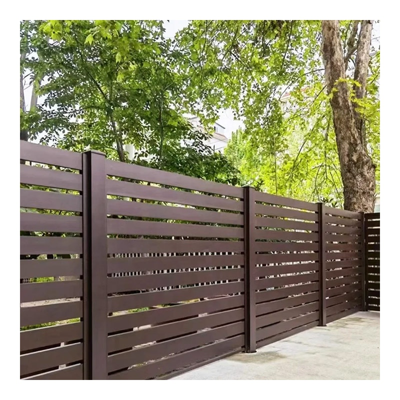 Popular Wood Plastic Composite Home Garden Fence WPC Exterior Wall WPC Fence