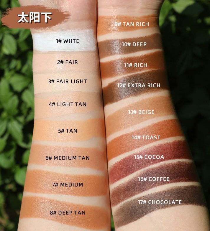 17 Colors Black Container Stick Concealer Sweatproof portable Fine and Smooth Concealer Oil-Control Customizable Stick Face Makeup
