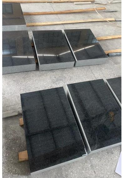 Absolute Black Natural Stone Black Granite Monument Headstones Tombstone