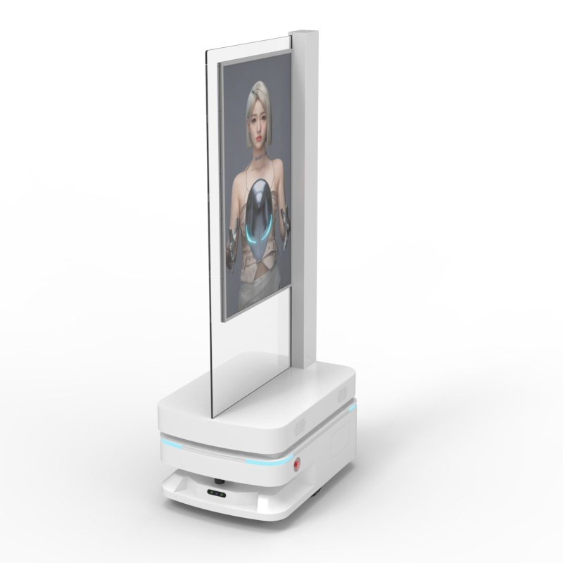 Умный робот YRC 30 дюймов с OLED-экраном для рекламы