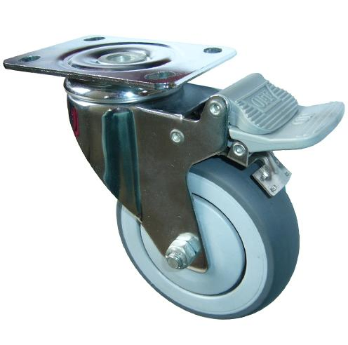 5inch Low Nosie TPE Wheel Medical Bed Caster Wheel