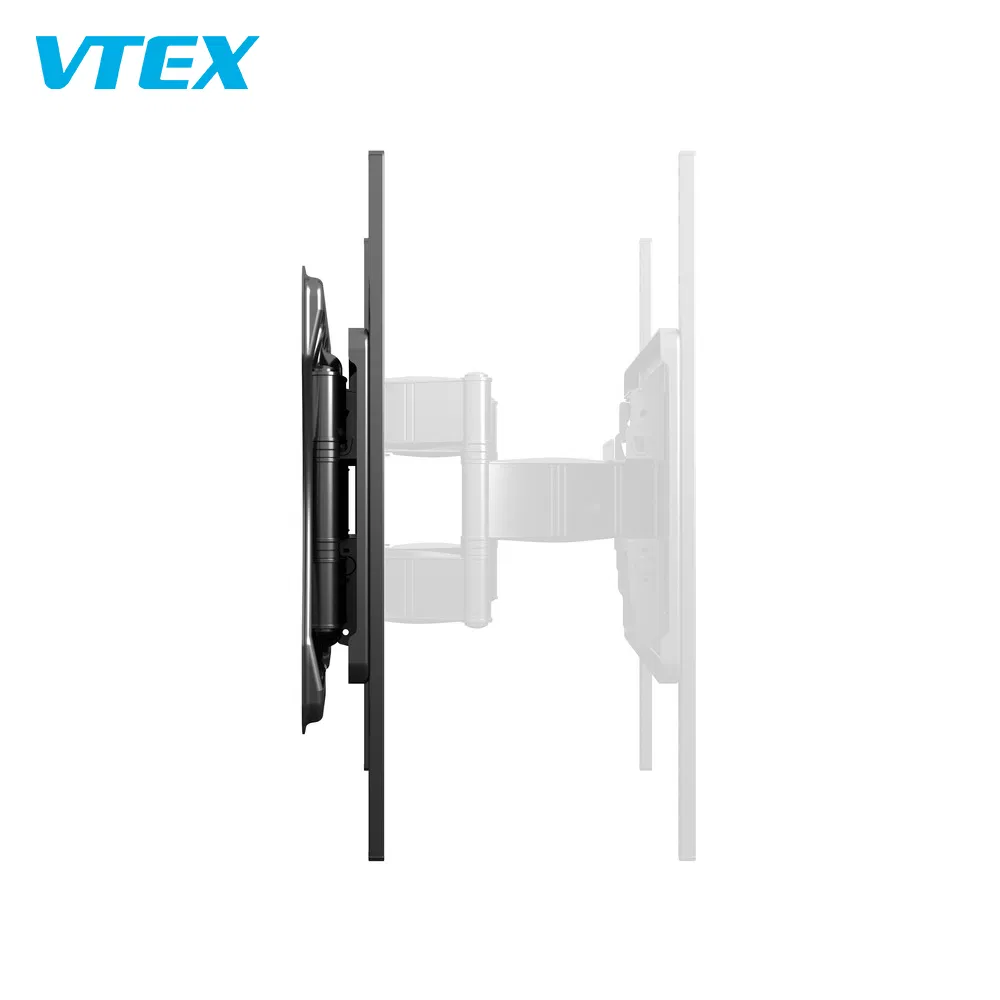 Screen Size 40"-85" Vesa 600X400 Low-Profile Articulating Full Motion Tilt Swivel Flat TV Wall Mount Bracket