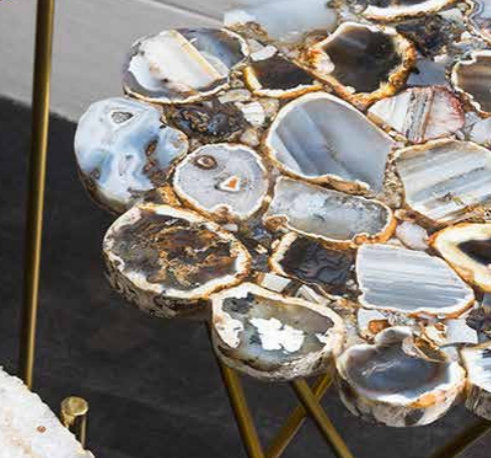 Chinese Factory Hot Sale Natural Agate Stones Wholesale Semi Precious Stone Slab Support Customization