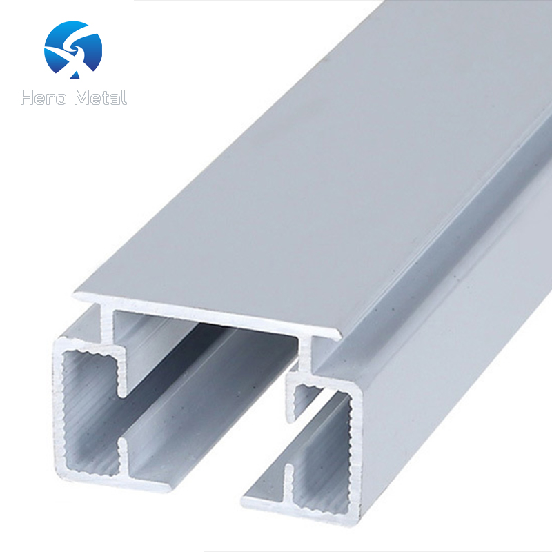 Aluminum Silver Curtain Profile Hero Metal 2026 Extrusion 6063 Curtain Track