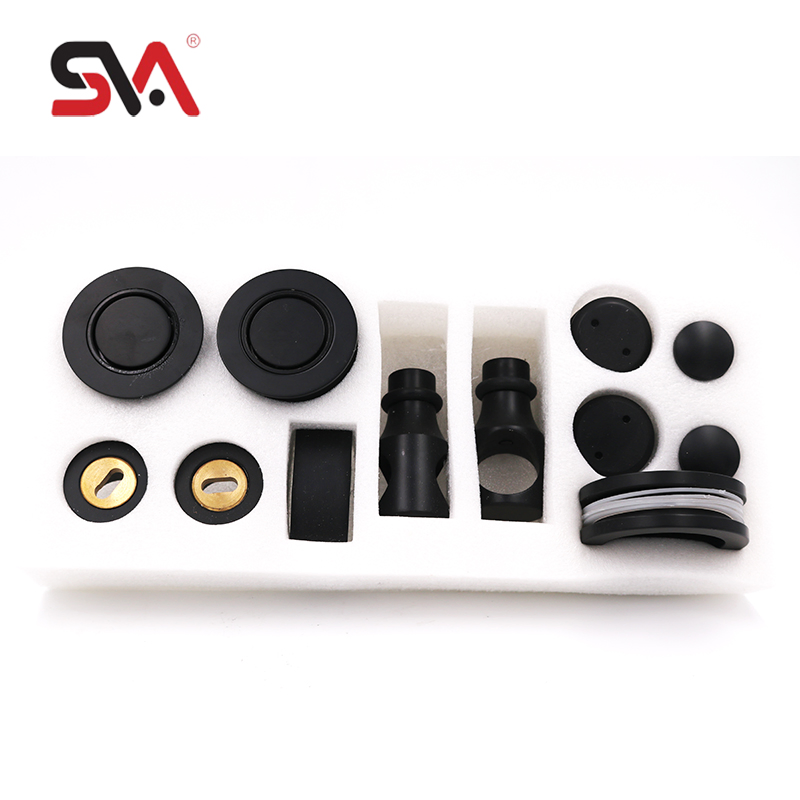 Modern Hotel Minimalist Bathroom Glass Door System Stainless Steel Sliding Door Hardware