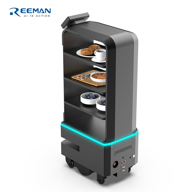 Fast Food Robot Robot Waiter for Sale Hospital Delivery Robot Robot Food Delivery Robot Food Delivery