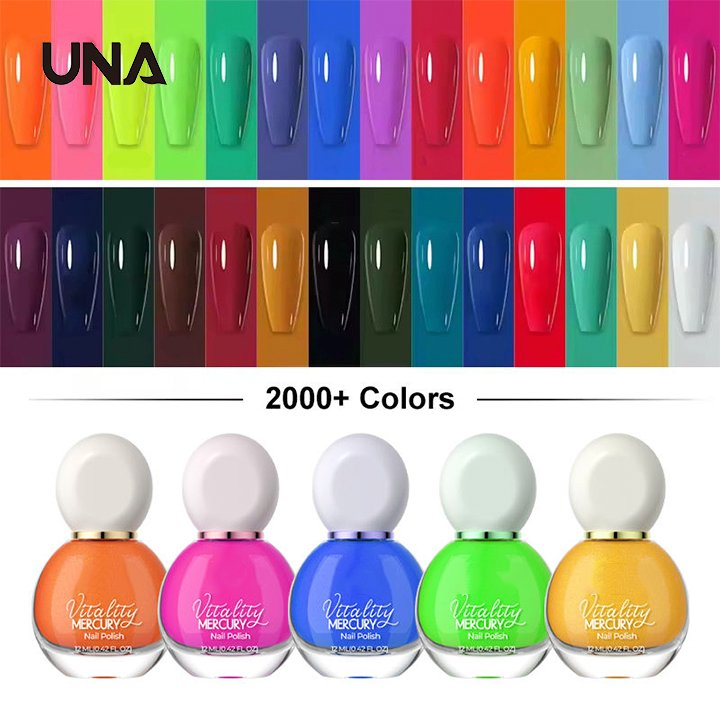 3000 Factory Direct 3000 Color Non-Toxic Milky White Nail Polish for Children Fast Drying Peel-off Feature