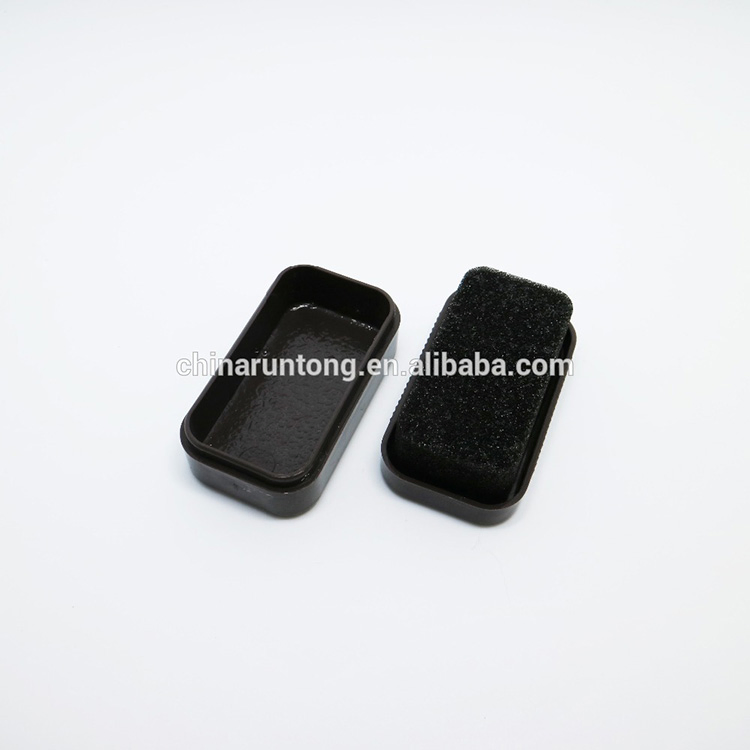 Shoe Care Collection Hotel Disposable Black Shoe Shine Polisher Sponge