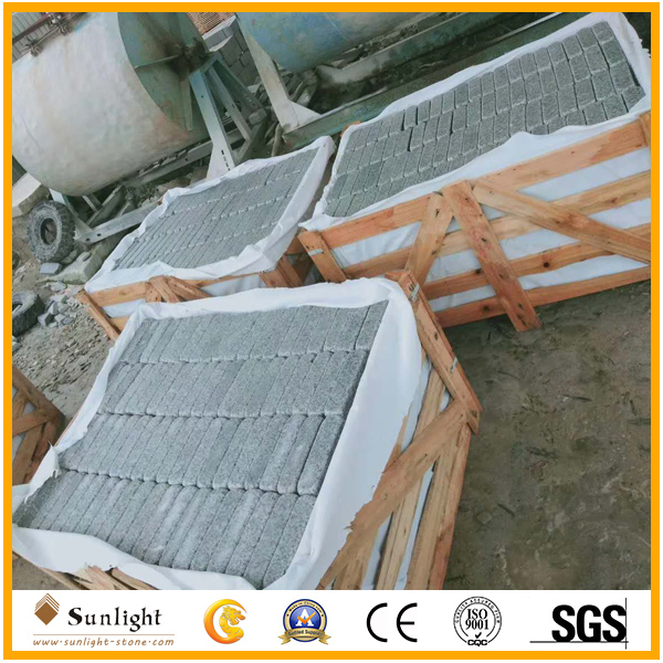 Cheap Price Tumbled/Flamed/Honed Grey Granite for Paving Construction Project