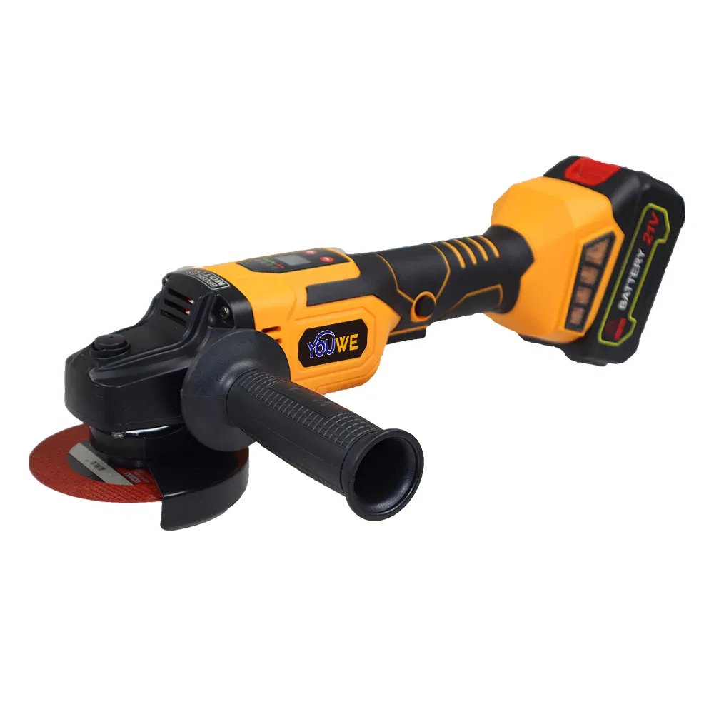 Heavy-Duty Angle Grinder with Battery and Charger