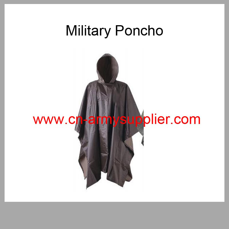 Waterproof Raincoat-Outdoor Rainwear-Camouflage Poncho-Camping Poncho-Desert Poncho