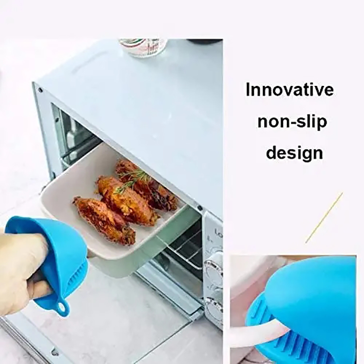 High-Heat Resistant Silicone Oven Mitts for Safe Handling