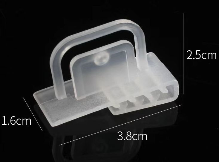 Supermarket PVC Channel Promotional Card Plastic Fruit Store Pop Shelf Labels Fixed Straight Clips