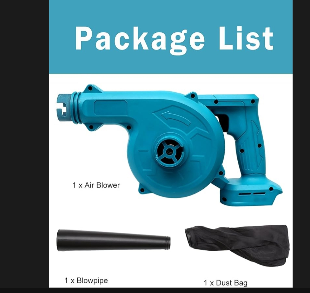 Versatile Handheld Electric Blower with Adjustable Speed Settings with Electric Power Tool