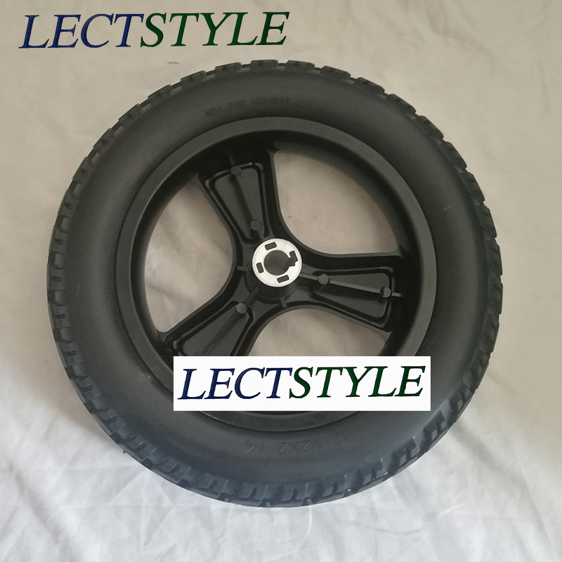 10" 12" Powered Wheelchair Rear Wheel on Mobility Wheelchair