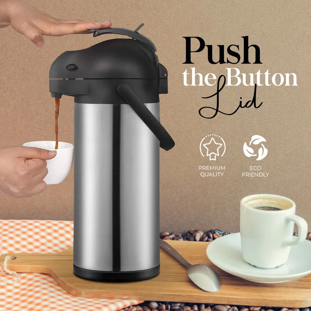 Термос-диспенсер с помпой для напитков Airpot