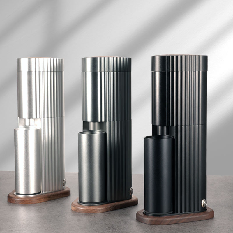 420 Stainless Steel Burr Core 120 Grade Adjustable Espresso Electric Coffee Bean Grinder Machine