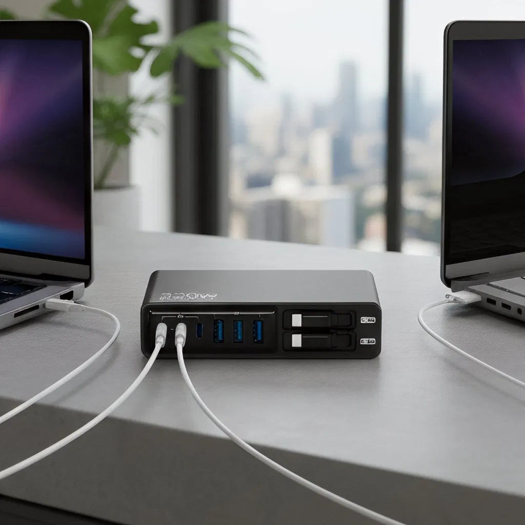 Компактный GaN зарядник USB-C 320W для ноутбука