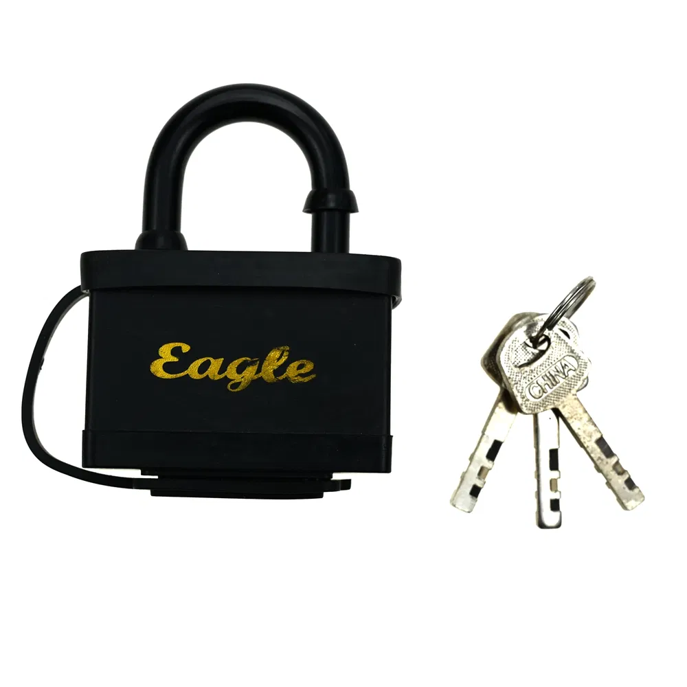 Yh2241 65mm PVC Housing Waterproof Padlock Square Iron Padlock