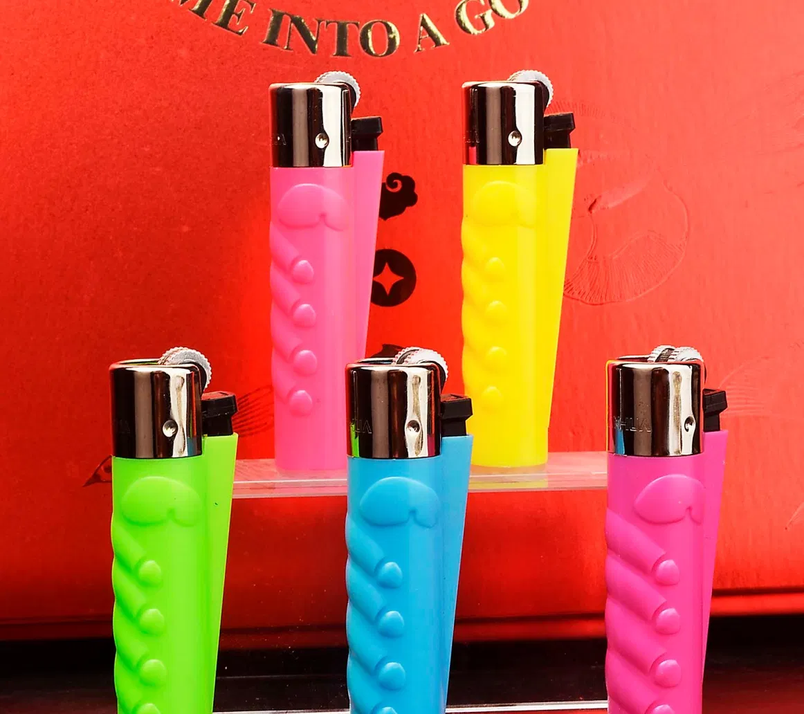 Festival Windproof Gas Smoking Plastic Pocket Gift Lighter