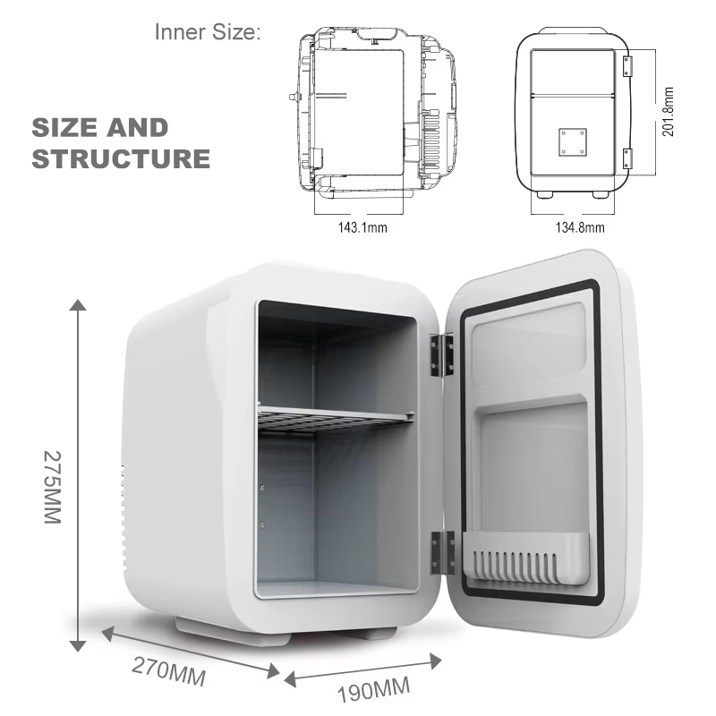 Wholesale China Promotional 4 Liter Frost Free Mini Refrigerator for Office Home Portable Small 4L Fridge