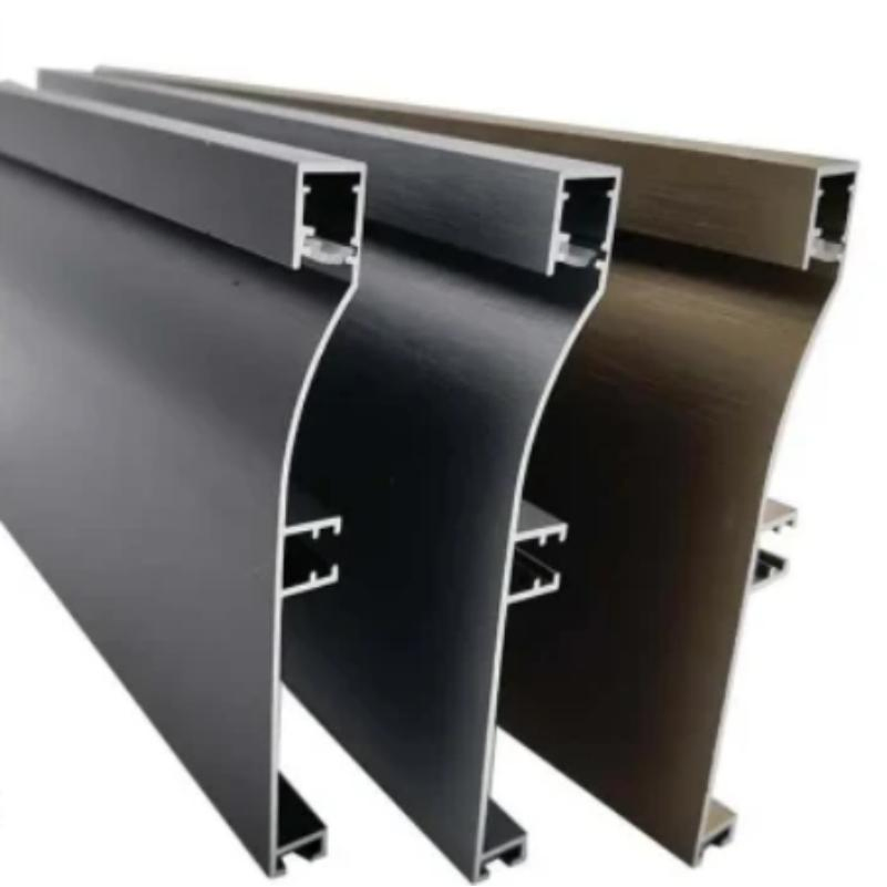Aluminium Floor Skirting Board with LED Light Flooring Baseboard Profile Skirting