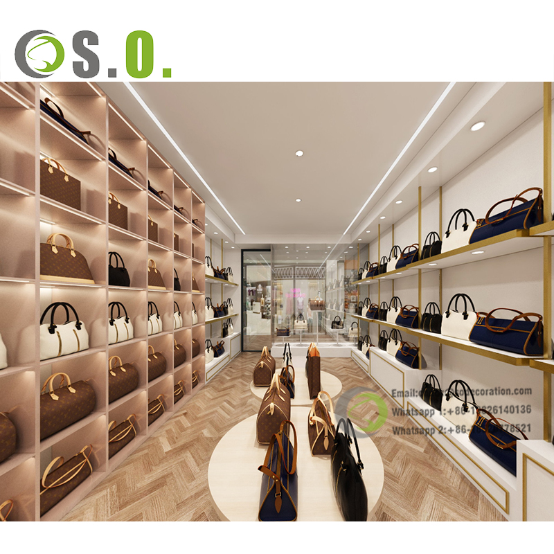 Витрина для сумок и багажа на заказ