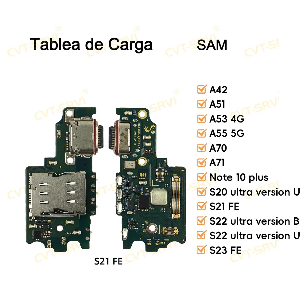 Разъём для зарядки Samsung S21 FE, S20 Ultra, S23 FE, A71, A70