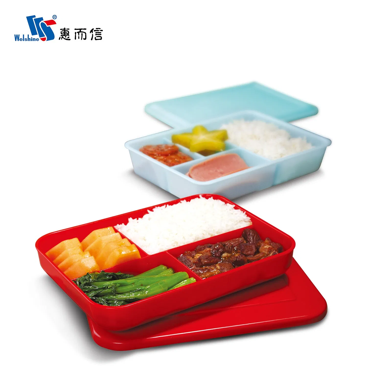 Plastic Prep Boxes Takeaway Hot Cold Food Packaging Storage Containers