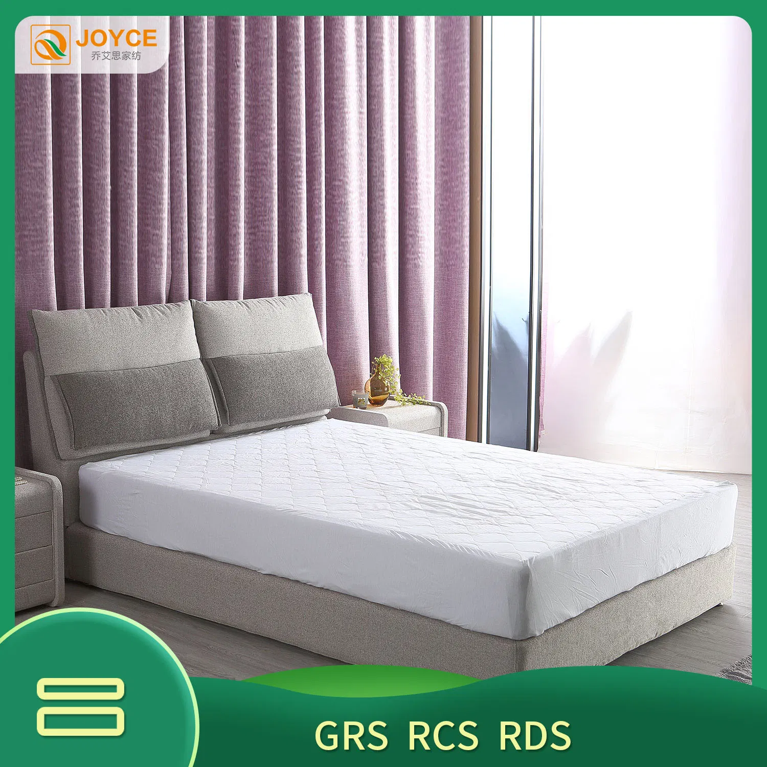 China Wholesales Manufacturer 400t Cotton Cover Filling Cotton Mattress Cover