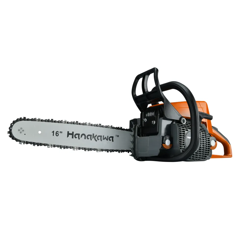 Hanakawa Long-Service-Life Gasoline Chainsaw 45.5cc Easy to Operate Chainsaw, Compatible with MS250