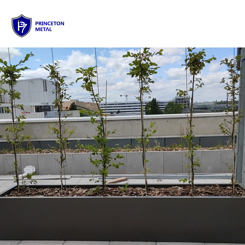 for Distributor Assembled Aluminum Planter Boxes for House Office Studio Backyard Courtyard