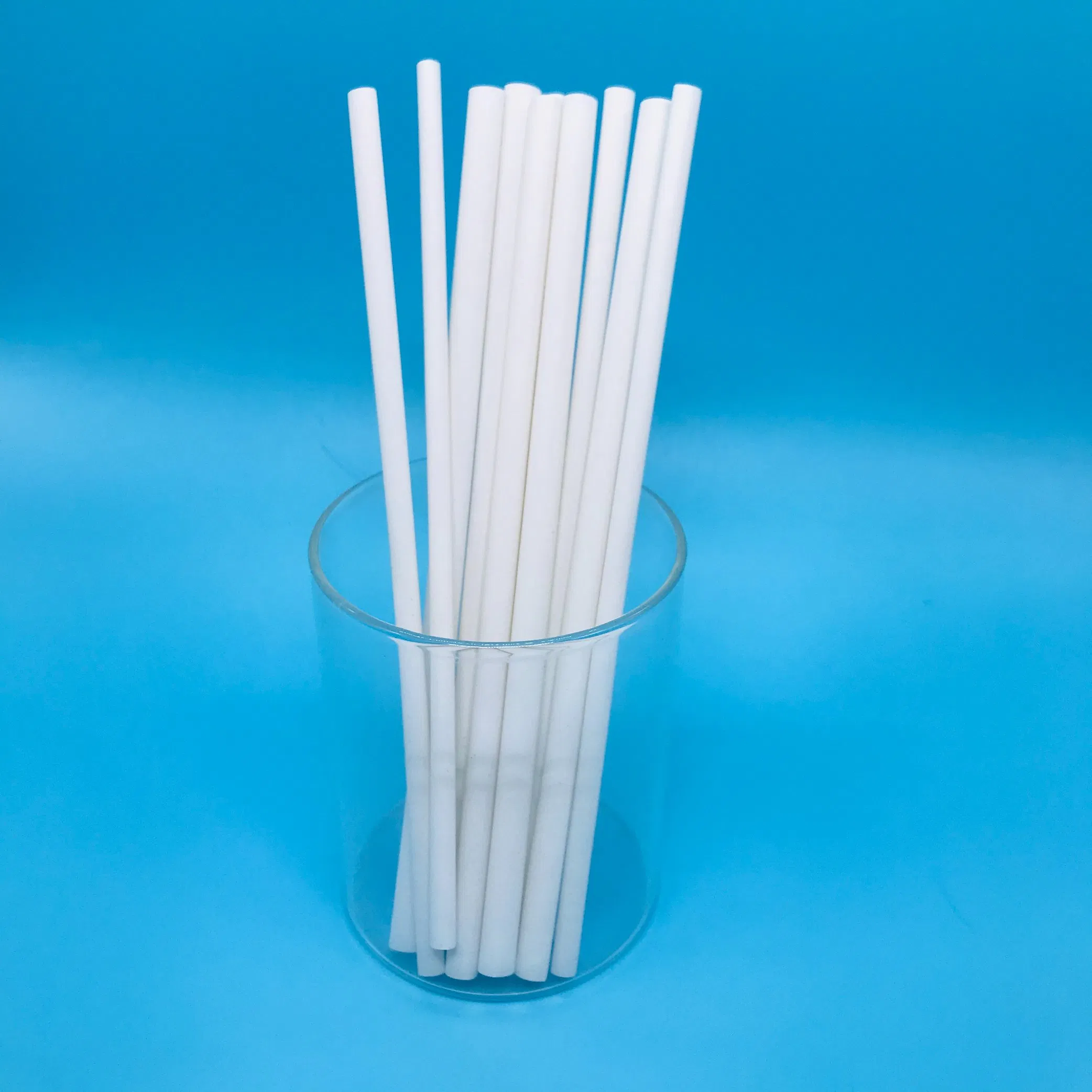 Biodegradable Compostable Hot Boba Milk Bubble Tea Bamboo Fiber Drinking Straws