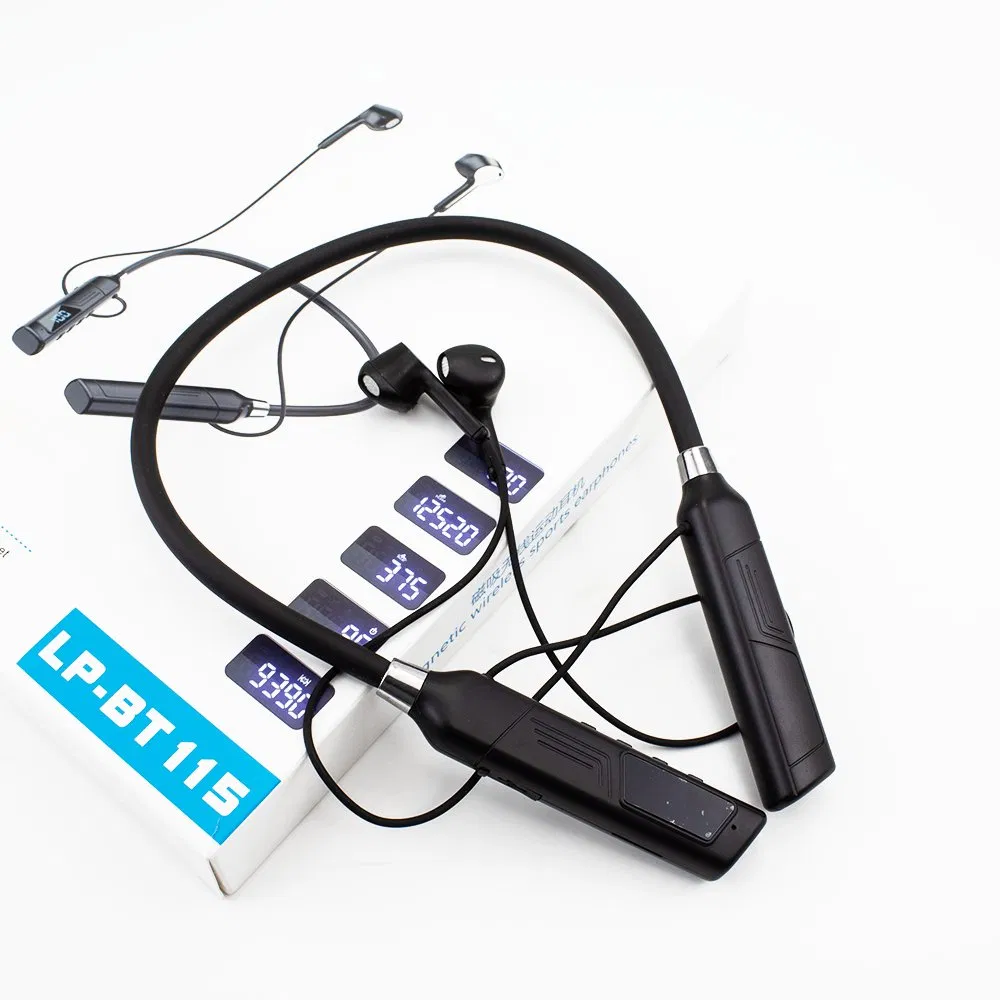 2025 New Lp-Bt115 Headphone Wireless Waterproof BV 5.3 Sport Headphone Headset Good Sound Earbuds Neckband Earphones