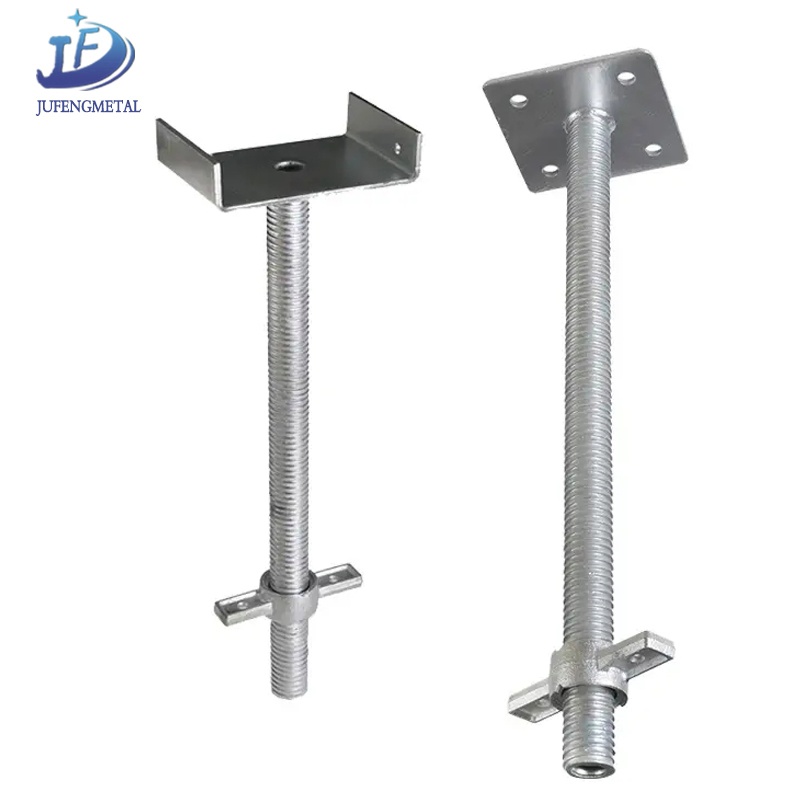 Customized Galvanized Jack U-Type Head Screw Jack Shoring for Frame Ringlock Scaffolding