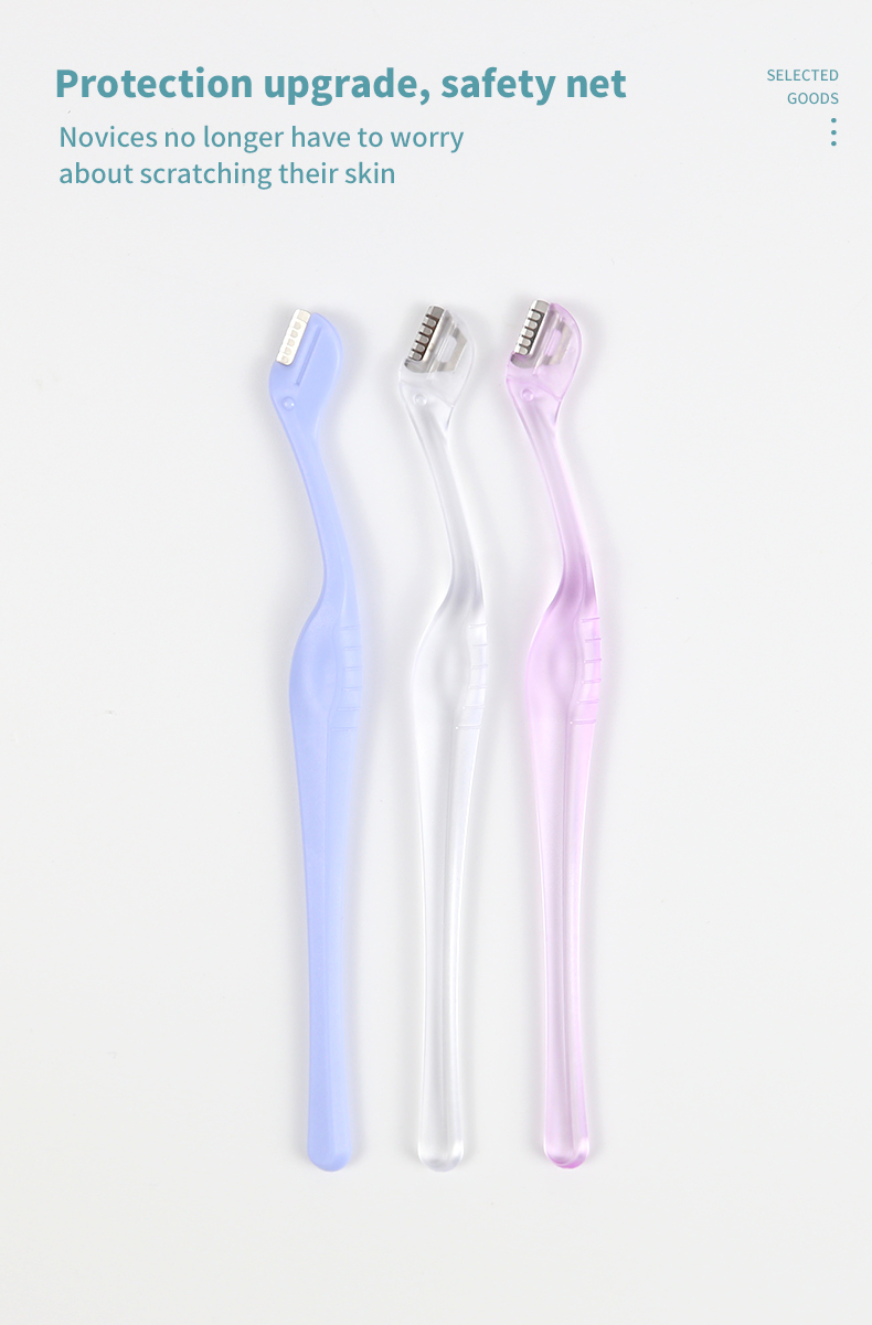 Premium Precision Stainless Steel Eyebrow Razor for Perfect Shaping