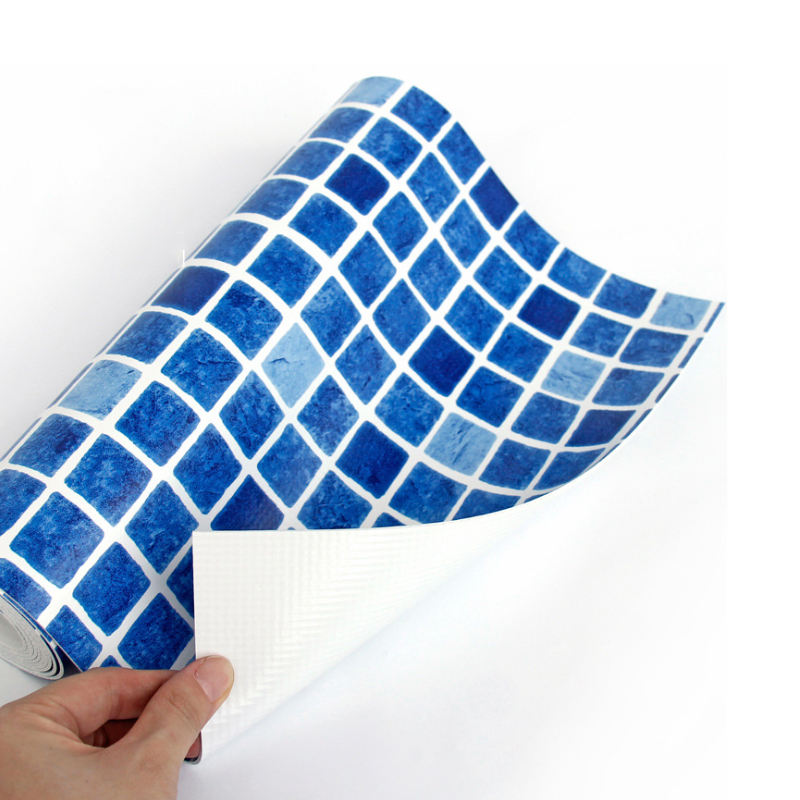 1.5 mm Pool Vinyl Liner Reinforced UV Resistance Blue PVC Swimming Pool Liner
