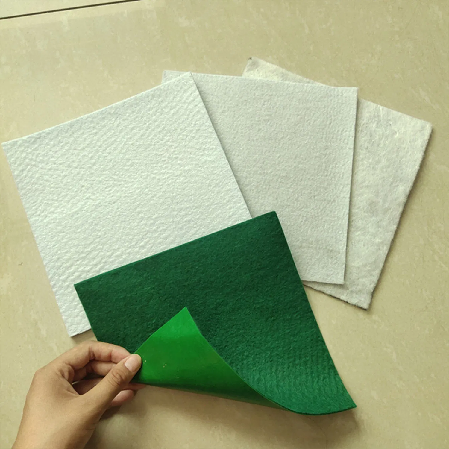 600g Composite Geomembrane with Two Cloth and One Film for River Channel