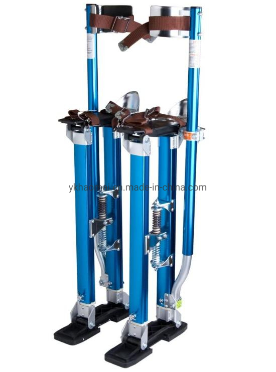 Drywall Tools Plasterers Stilts Adjustable Height Aluminium Drywall Stilts for Builder Painting Plastering Ceilings