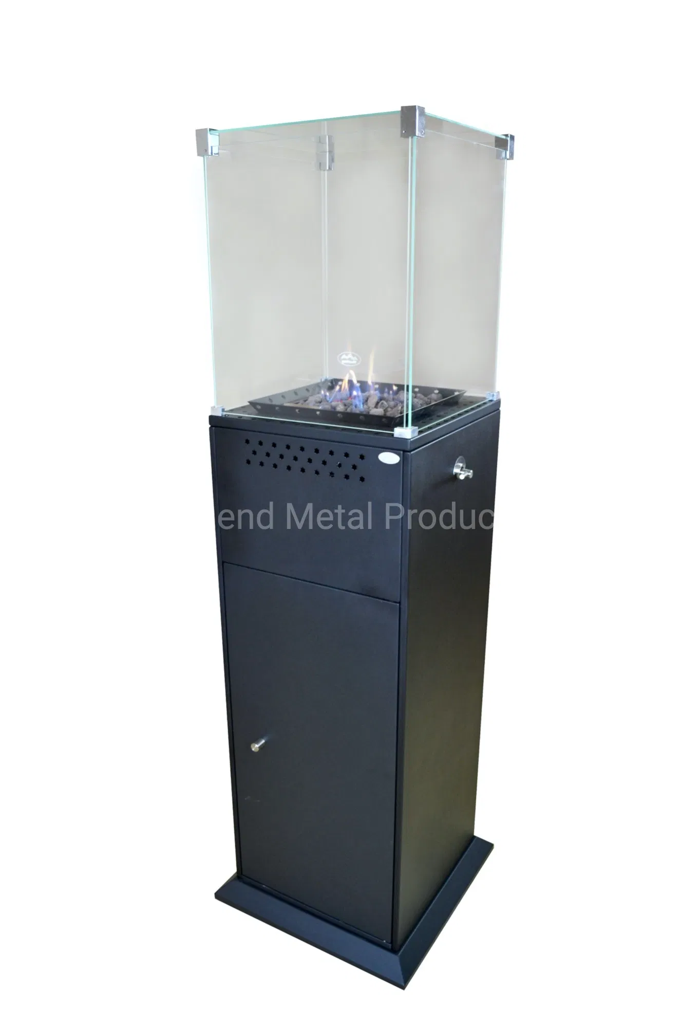 Outdoor Patio Gas Fireplace with Real Flame by LPG
