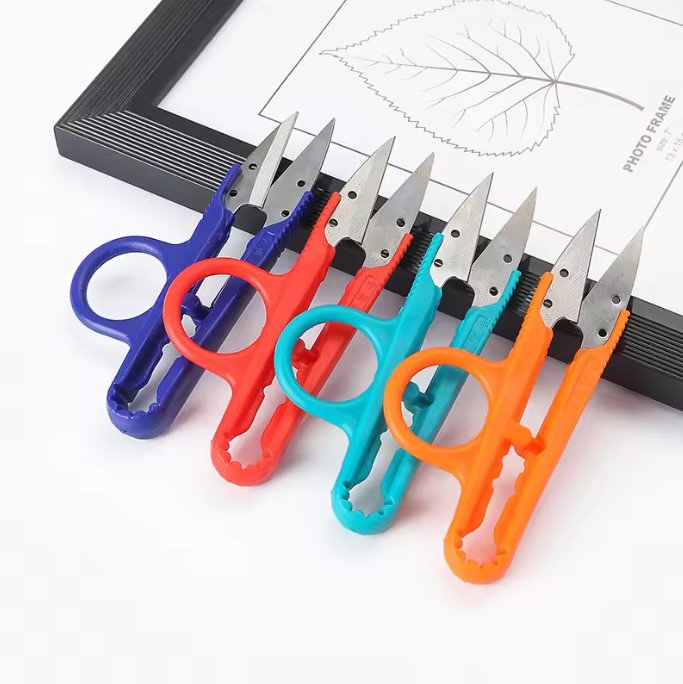 Wholesale Plastic Mini Handheld Sewing Scissors Embroidery Thread Cutter Snips Sewing Scissors Tailor