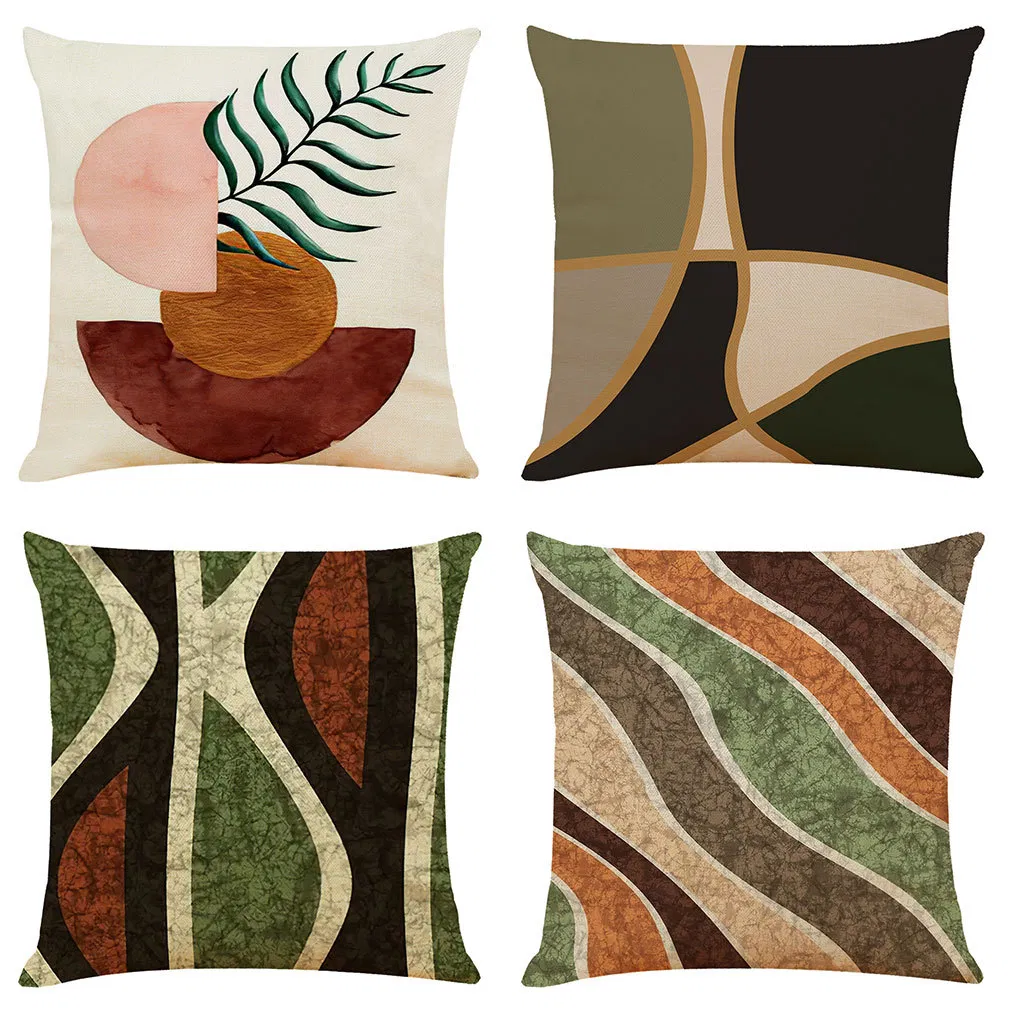 ODM Hemp Style Bedside Soft Package Sofa Cushion Pillow Cover