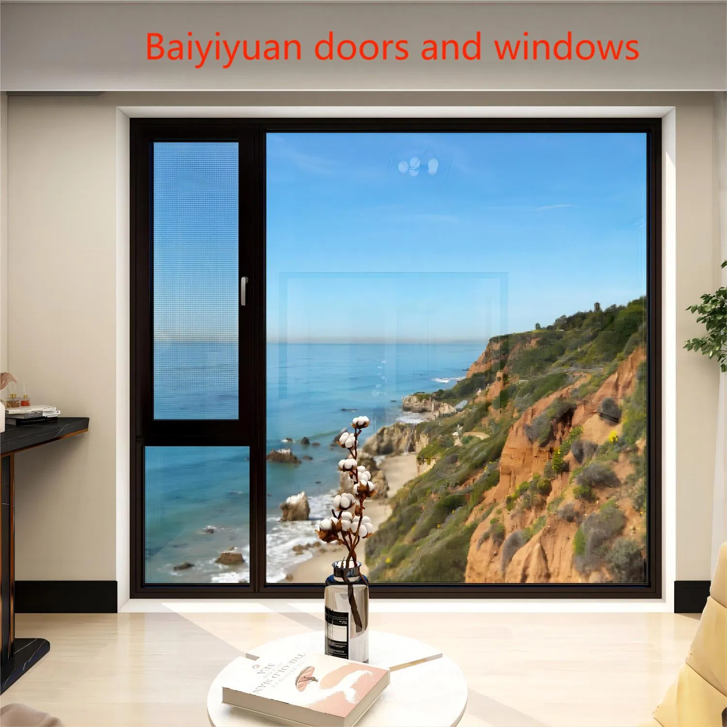 Washington Aluminum Double Glazed Windows Glass Tilt and Turn Window Interior & Exterior Casement Swing Window