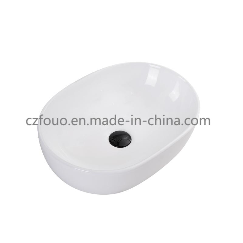 Baili Ceramic Sanitary Ware Bathroom Furniture Vanity Hand Wash Basin