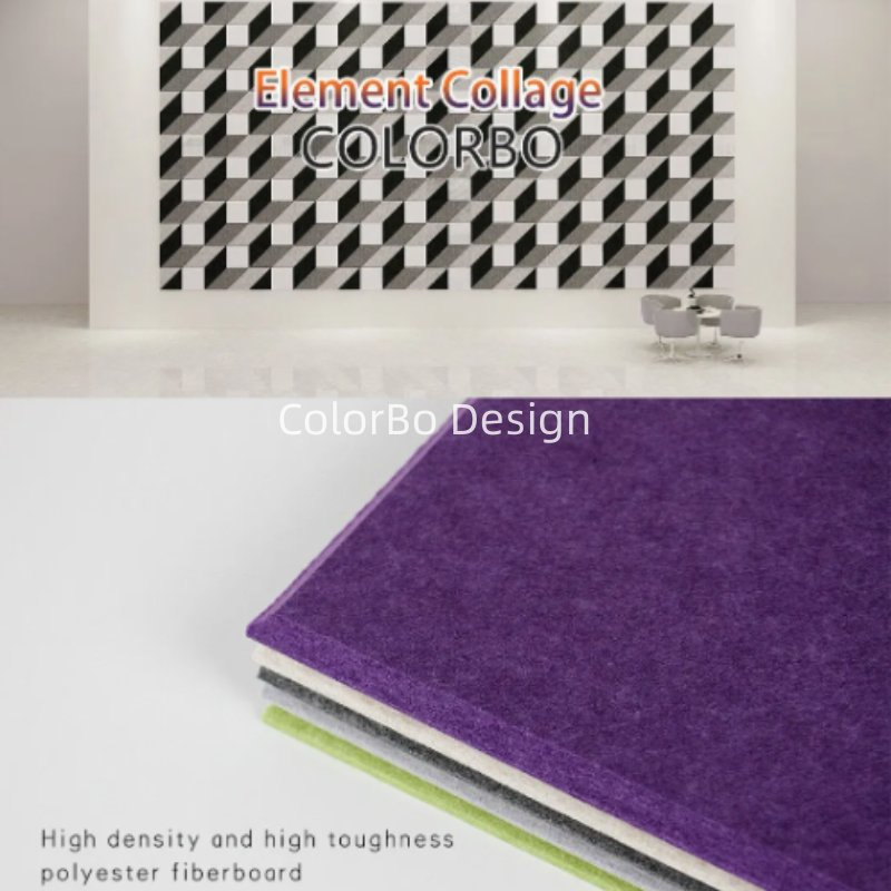 High Density Acoustic Ecco Polyester Fiber Foam Soundproof Panel