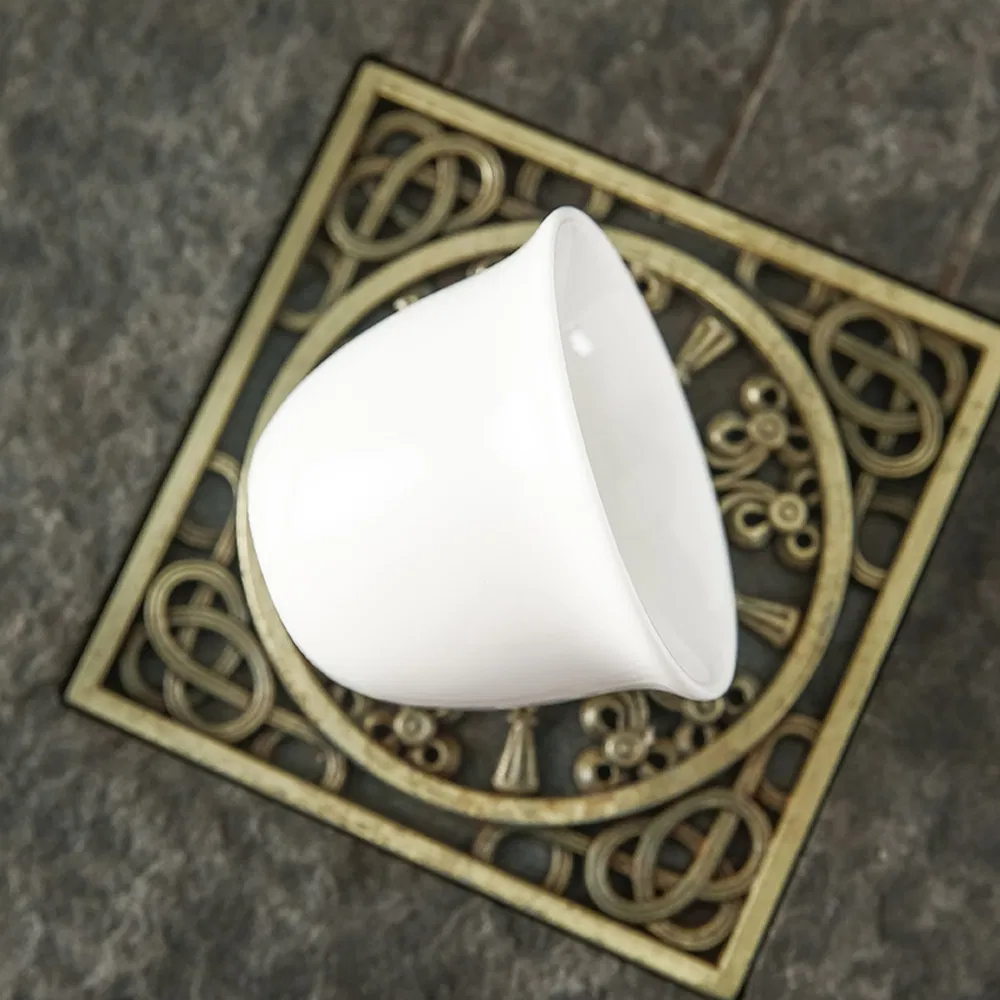 Firm Structure Lead-Free Ceramic Water Cup for Family Dinner